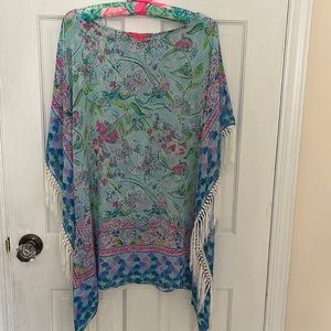 Lilly Pulitzer sheer beach pool cover-up